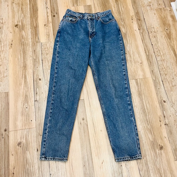calvin klein Women’s Vintage 90s CHIC High Rise Tapered Jeans size 10 fi… - Picture 4 of 14